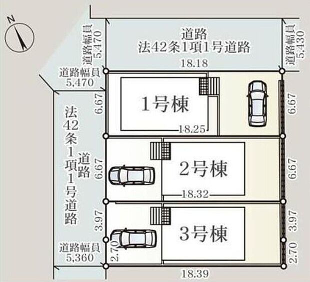 【区画図】
カースペース1台分ご用意ございます♪
家族分の自転車を駐輪したり、来客用の駐車スペースとしてもお使いいただけます◎