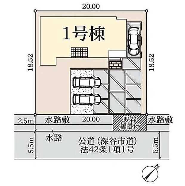 お庭も駐車場もゆったり開放感に溢れるのびのび暮らせるお住まいです♪前道が5.5mあるので、車庫入れが苦手な方でも安心して入れられます◎