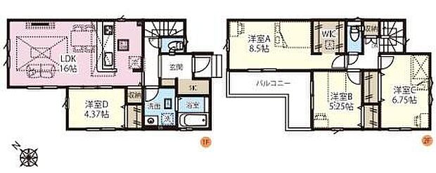 (1号棟)、価格2980万円、4LDK、土地面積170.6m2、建物面積101.22m2