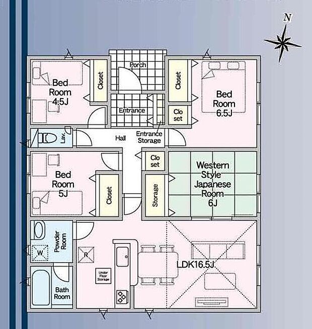 (1号棟)、価格2580万円、4LDK、土地面積319.24m2、建物面積86.06m2