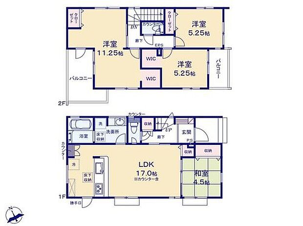【4LDK】リビング隣には、ホッとできる和室を用意♪
お子様のお昼寝スペースや書斎としてなど、いろいろとお使い頂けます!
お子様の成長や老後の暮らし方など生活などに合わせてお部屋を分けてお使いいただけます♪