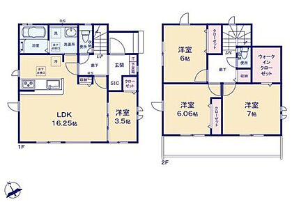 インテリアの統一感を作りやすい洋室のみの間取り♪
寛ぎの時間を紡ぎだす7帖の主寝室♪
大型ベットを置いても余裕です。
ウォークインクローゼット完備☆ 