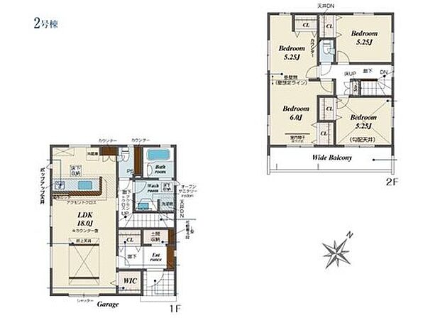 【3LDK】対面式キッチンからは、リビングにいるご家族の様子が一目で分かります。
小さいお子様がいても安心です♪