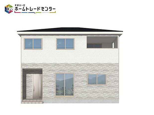 【【3号棟】完成予想図(外観)】当日のご見学予約も承ります。同じものは２つとない「夢のマイホーム」との出会いが待っているかもしれません。