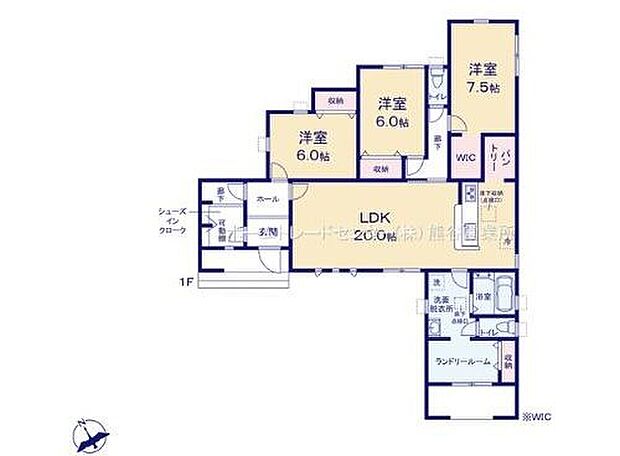 【3LDK】回遊動線がコンパクトで人気な平屋プラン☆
採光良好なリビングは、ご家族の憩いの空間。
家族のスペースでのんびりとおくつろぎください♪
WICやパントリーなど収納設備充実☆