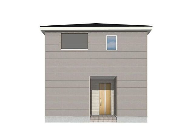【完成予想図(外観)】☆1号棟☆子育て環境にはピッタリな落ち着いた雰囲気の住宅地☆マンションのように上下階や隣からの騒音を気にせずに過ごせるのもポイントですね♪