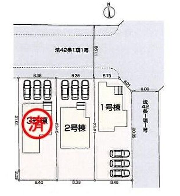 【全体区画図】東武東上線「東松山」駅まで徒歩17分♪