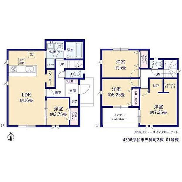【4LDK】全室洋室プラン♪キッチンパントリー、洗面室
リネン庫付きで収納も充実です◎主寝室には
WICと在宅にも使えるワークスペース付き☆