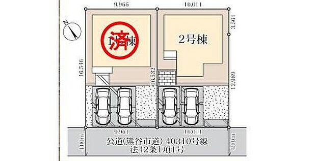 【区画図】陽当たり風通し良好な全2棟☆
来客時にも助かる並列2台駐車スペースあり◎
JR高崎線「籠原」駅まで徒歩22分、バス9分「自衛隊前」停歩10分♪
お買い物施設も徒歩圏内に充実しています♪