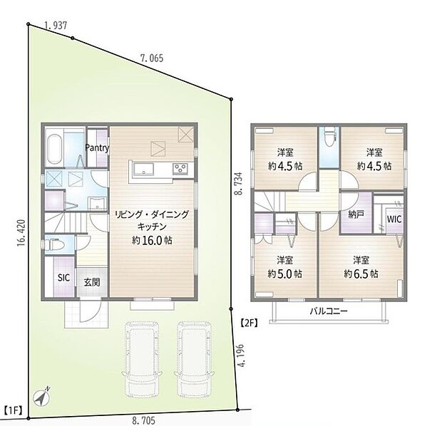 南からの明るい陽光の射し込むリビングダイニングは、ナチュラルで落ち着いた印象。家族との寛ぎの場としてはもちろん、時にはお客様を招き、語らいを愉しむ迎賓の空間ともなる。