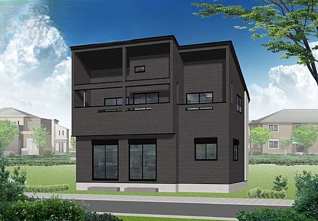 【洗練されたデザイン】毎日のお散歩も快適な緑に恵まれた閑静な住宅地は、伸び伸びスローライフを叶えてくれます。自然豊富な季節の移ろいを身近に感じられる環境で子育てすれば、お子様もきっと素直に成長してくれるはずです！