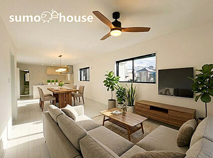 内観施工例　全棟ゆとりの4LDK新築デザイナーズ住宅