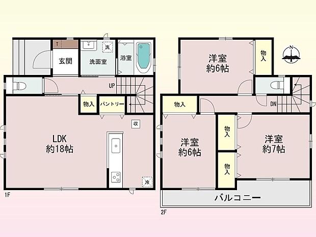 (A号棟)、価格4090万円、3LDK、土地面積105.92m2、建物面積94.39m2
