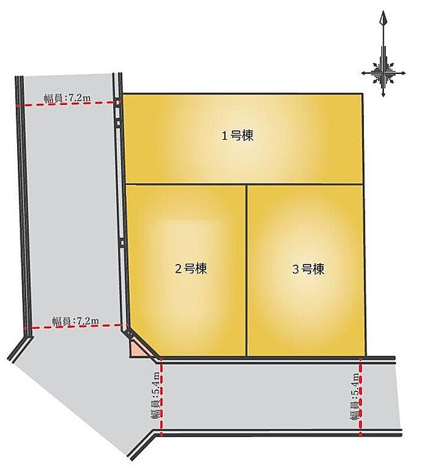 【全体区画図】閑静な住宅街！住みやすい環境です！