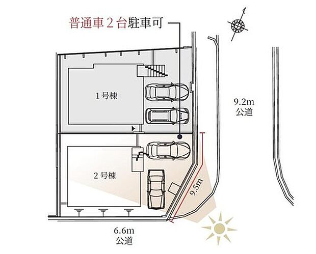 【全体区画図】閑静な住宅街！住みやすい環境です！