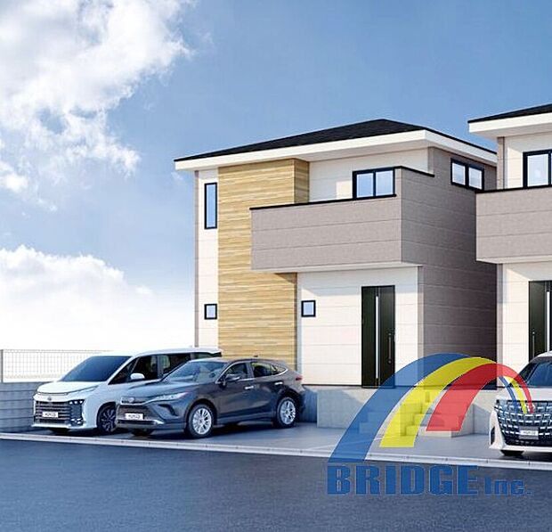 広々とした南向きLDK!各階にウォークインクローゼットがあり収納も豊富な間取り!