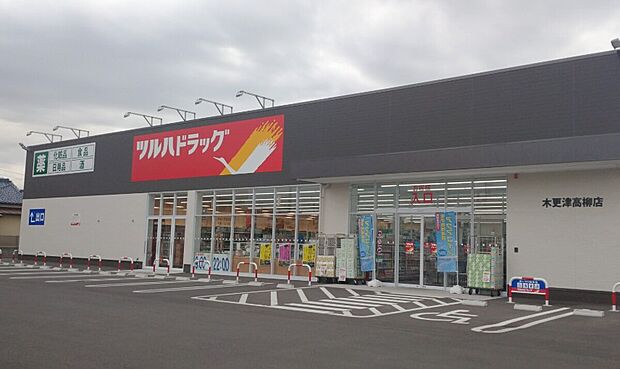 ツルハドラッグ木更津高柳店(約320m)