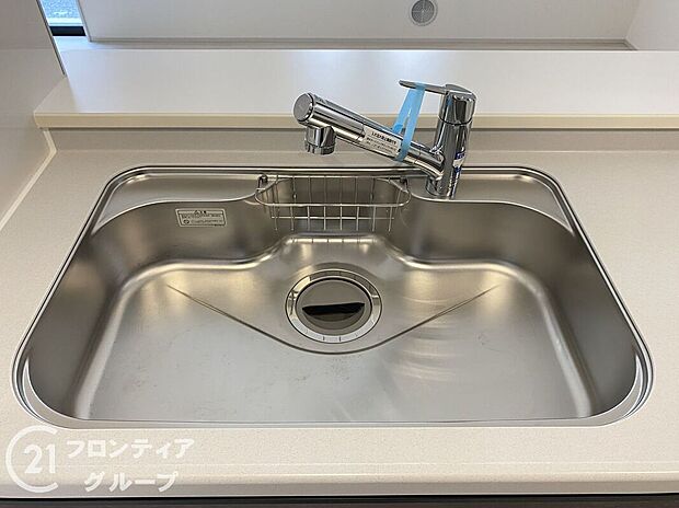 【その他設備】ワイドシンクなので家族が増えても洗い物楽々です