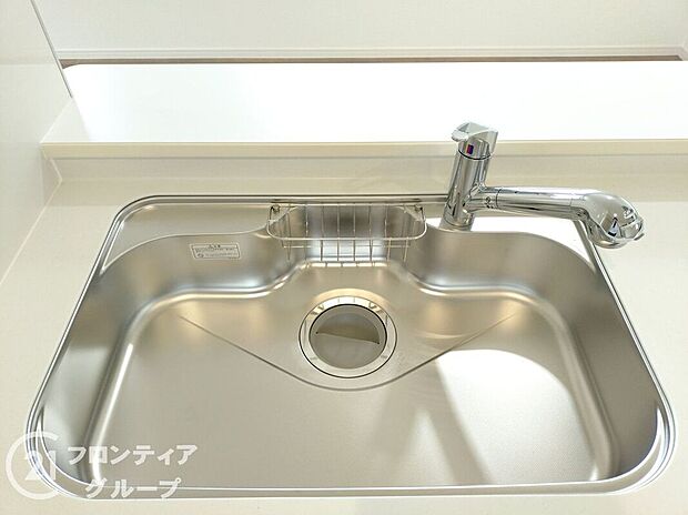 【その他設備】ワイドシンクなので家族が増えても洗い物楽々です