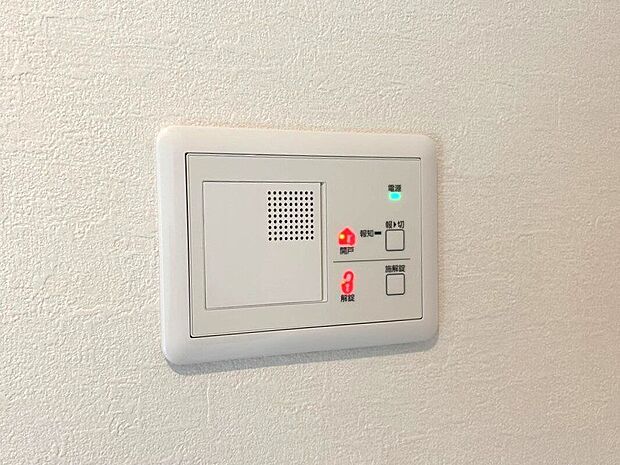 【その他】【施工例／電気施錠】ボタン一つでドアの開閉ができる、あったら安心・あったら便利な機能を備えたお家です。