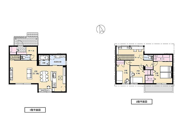 7号地間取り
北入りのお住まいで、南側にプライベート感のあるお庭があります。
お庭ではBBQなども思う存分楽しめそうです。