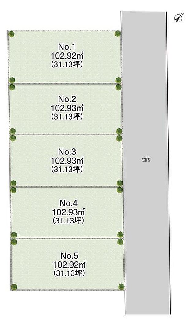スマートヒルズ真舟1期 全5棟