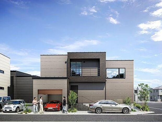 No1のビルトインガレージの邸宅