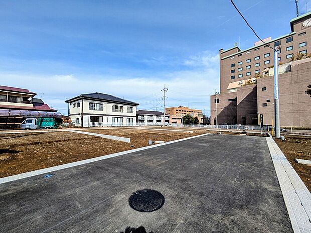 【現地写真】現地を見ながら配置や費用などもご説明いたします。お近くのモデルハウスご案内可能です。