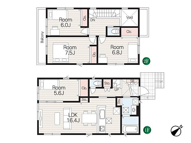 【間取り図】4LDK 建物面積101.02m2