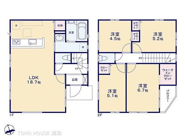 【4LDK】1号棟 図面と異なる場合は現況を優先