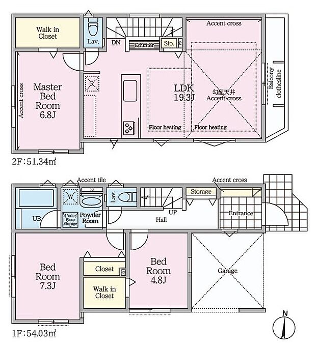 暮らしの快適性・居心地の良い住空間設計です。リビングを中心に、ご家族皆様が充実の暮らしをお送りいただけるプランニングです。