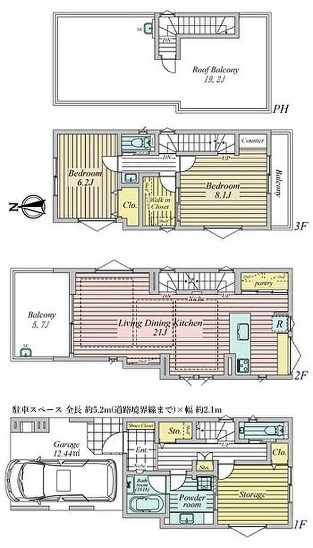 暮らしの快適性・居心地の良い住空間設計です。リビングを中心に、ご家族皆様が充実の暮らしをお送りいただけるプランニングです。