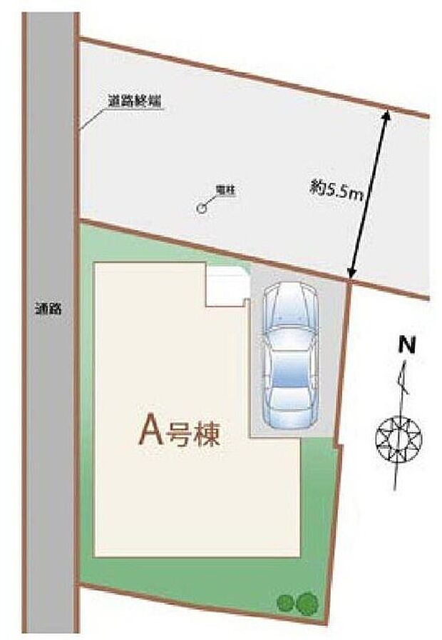 ≪全体区画図≫
都営新宿線「一之江」駅まで徒歩14分♪