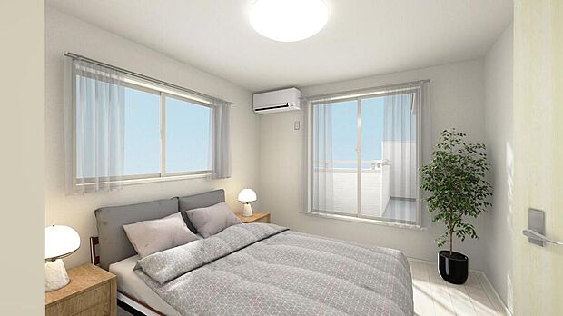 ≪Room≫
収納も完備しているので、お部屋は美しい空間を保てますね！※CGによるイメージす。家具付き販売ではありません。