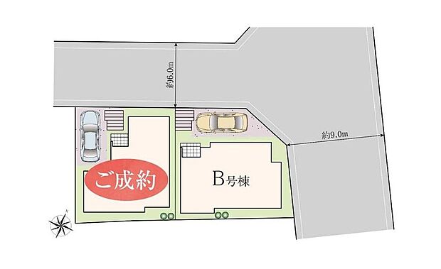 【全体区画図】
◎開放感あふれる角地に立地!
◎暮らしの質を高める【ZEH】水準の快適住宅♪