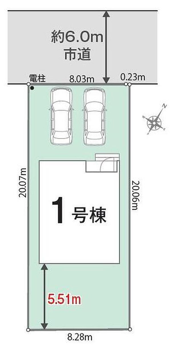 ≪区画図≫
京成本線「京成成田」駅利用♪車で13分、バス利用も可◎カースペースは並列で2台駐車可能です☆