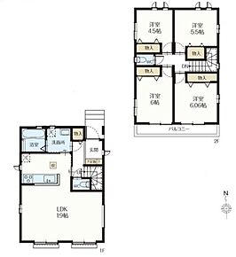2階に居室をまとめ、プライベート時間もしっかり確保☆
オールフローリングでお手入れ・お掃除ラクラクです♪ 