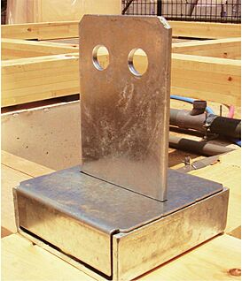 オリジナル柱脚・柱頭固定金物「TロックII」