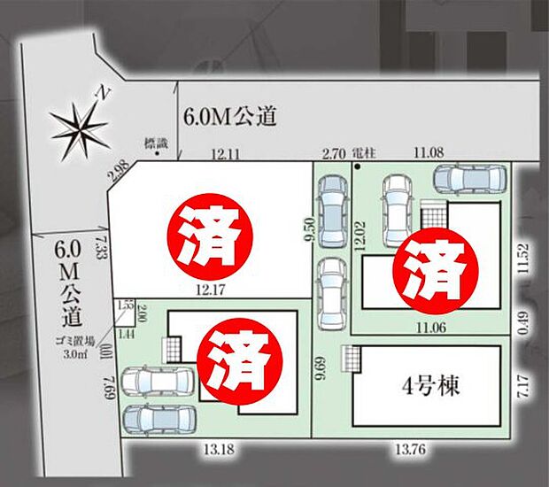 区画図です