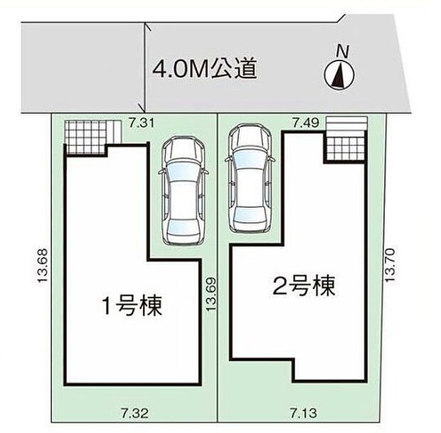 区画図です 建築中の今だからこそ完成までの過程をご確認いただけます。理想の新生活を思い描きながら、完成を楽しみにお待ちください。