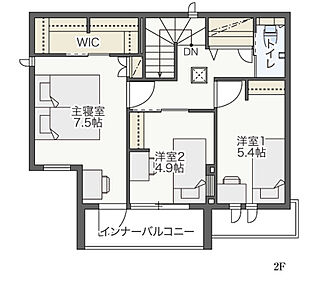 NoH-2　1階間取図です。 