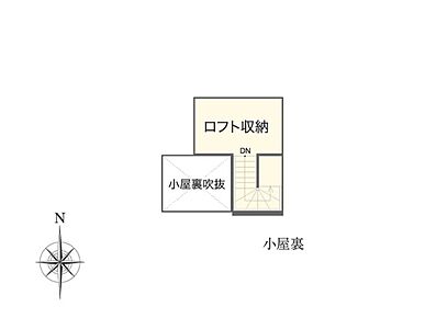 No L-3　小屋裏・ロフト間取です。 