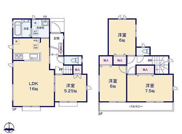 (A号棟)、価格4090万円、4LDK、土地面積115.14m2、建物面積93.98m2