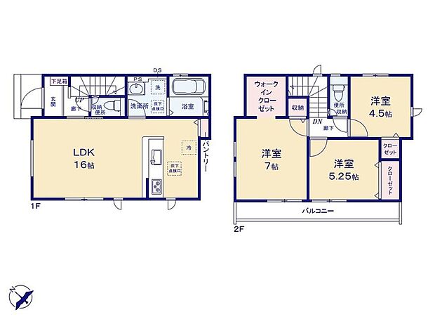 (1号棟)、価格4298万円、3LDK、土地面積100.86m2、建物面積80.32m2