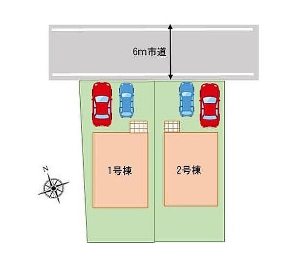 お車2台駐車可能♪(※車種による)