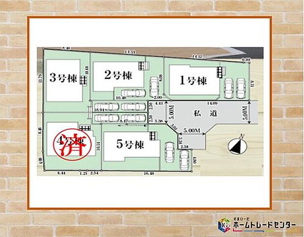 【全体区画図】省エネの長期優良住宅・地震に強い家!