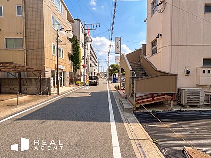現地前面道路