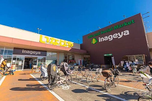 いなげや川崎登戸店（約600m）