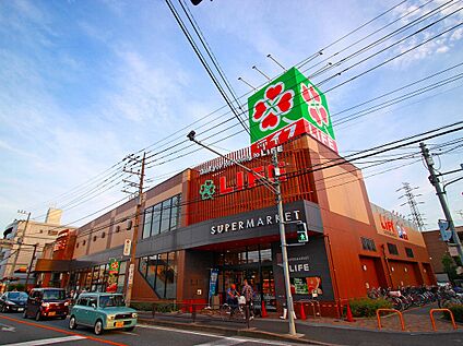 ライフ中原井田店 620ｍ(徒歩8分)