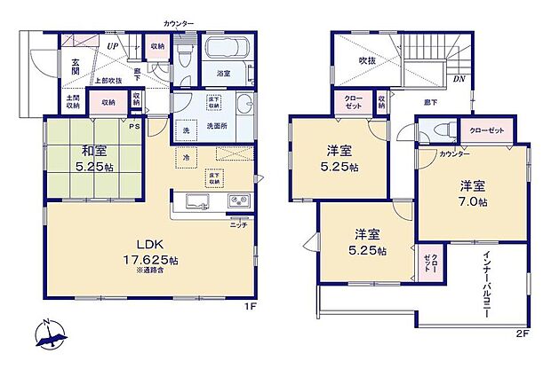 (１号棟)、価格3780万円、4LDK、土地面積210.34m2、建物面積109.29m2